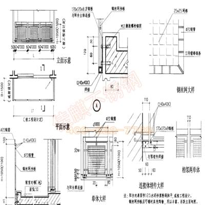 不锈钢门框料加工图纸